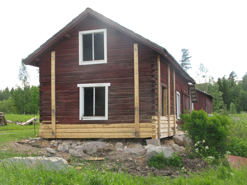Renovering av bagarstuga